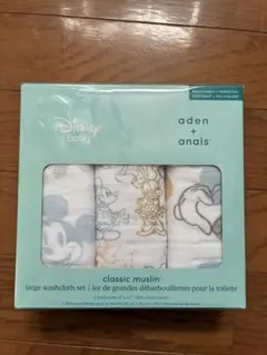 Disney baby aden + anais ガーゼタオル３枚セット