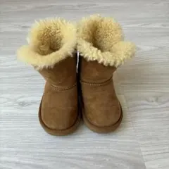 UGG シープスキン ブーツ ブラウン　14.5㎝のサムネイル