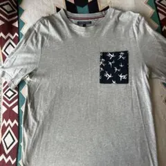 TOMMY HILFIGER グレー Tシャツ L