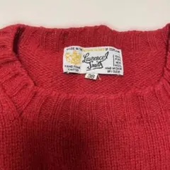 LAURENCE J.SMITH イギリス製　メンズ　ウール100%セーター