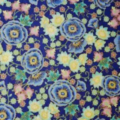 USA Persis Floral Teal Blue