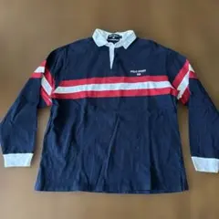 90S POLO SPORT ポロスポーツ ラガーシャツ 長袖 LL レア
