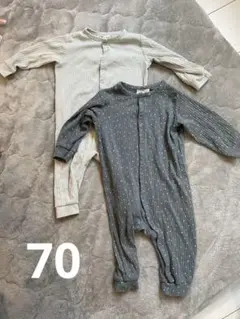 H&M ロンパース2枚セット 6M