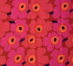 marimekko マリメッコ 生地 はぎれ ミニウニッコ 赤 No.20
