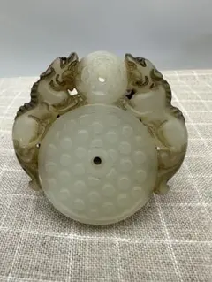 清時代 和田玉 天鵝 玉牌 中国古玉 彫刻 お守り 古美術 骨董 C1A208 玉牌_和田玉专卖_生肖玉牌_和田玉牌价格-琢艺轩和田玉