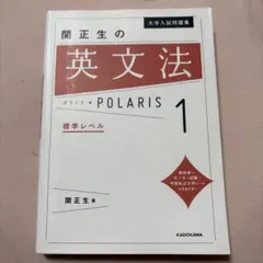 大学入試問題集 関正生の英文法ポラリス[1 標準レベル]