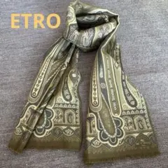 極美品✨ETRO エトロ ペイズリー シルク混 イタリア 大判ストール スカーフ 極美品✨ETRO エトロ ペイズリー シルク混 イタリア 大判
