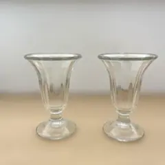 ガラス製 デザートカップ 2個セットのサムネイル