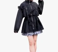 【中古】axes femme POETIQUE ミリタリーフーディーブルゾンのサムネイル