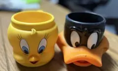 トゥイーティー、ダフィーダック　コップ　マグカップ