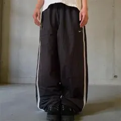 00s NIKE バギートラックパンツ ナイロン テック Y2K ストレート
