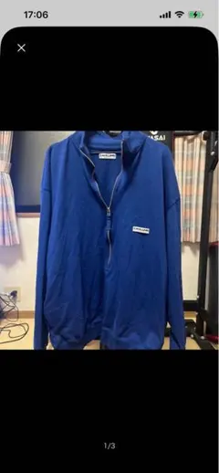 ✨美品✨CAHLUMN ハーフジップスウェット Lサイズ - メルカリ