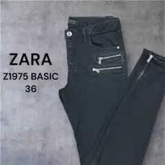 ZARA ZARABASIC ザラ スキニー デニム パンツ ブラック S
