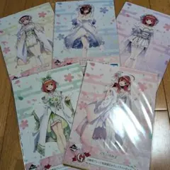五等分の花嫁　イラストボード5枚セット　一番くじ　白無垢　まとめ売り