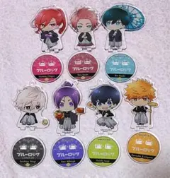 ブルーロック アニメイトカフェ トレーディング アクリルスタンド　7点セット