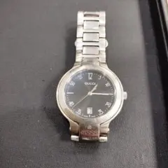 【希少】稼働 GUCCI グッチ 8900M デイト ガンメタ メンズ 腕時計 希少】稼働 GUCCI グッチ 8900M デイト ガンメタ メンズ 腕時計