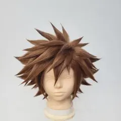 ✨即購入OK✨　キングダムハーツ　ウィッグ 即購入◎】キングダムハーツIII ソラ 風 セット済み コスプレ