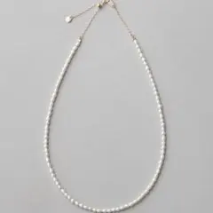 ete エテ K10YG ライスパール ネックレス