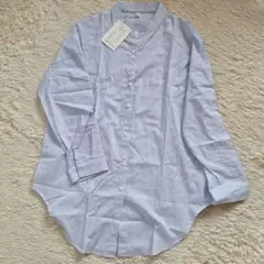 ライトブルー 長袖シャツ XL