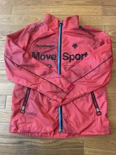 DESCENTE Move Sport ウィンドブレーカー レッド