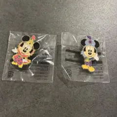 ディズニーシー ミッキー ミニー ピンバッジ 2種セット　アブーズバザール