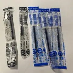 ZEBRA ジェルボールペン替芯 JK-0.5芯 5本セットのサムネイル