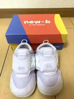 【美品】new balance スニーカー 13cm ラベンダー パープル