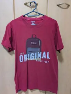 JANSPORT Tシャツ レッド Sサイズ