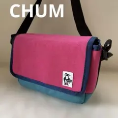 美品！カメラバッグ　ショルダーバッグ チャムス CHUMS ピンク グリーン
