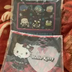 サンリオキャラクターズ　Happyくじ　ハロウィン2024 フラットポーチ 2点