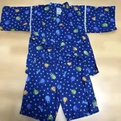 ミキハウス　カブトムシ　トンボ　クワガタ　甚平　浴衣　120