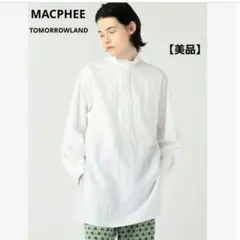 定価2.6万　トゥモローランド　マカフィー　レースコンビ チュニックブラウス