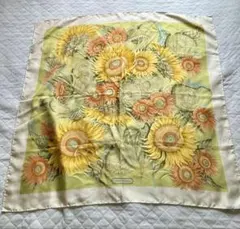 Salvatore Ferragamo　スカーフ　シルク　ひまわり　花　黄色 シルク スカーフ - ウィメンズ | Ferragamo