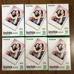 instax mini 6パック 新品 未開封インスタント チェキフィルム60枚