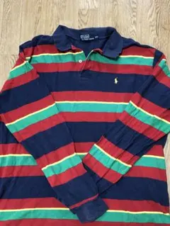 ラルフローレン　長袖ポロシャツXXL マルチボーダー