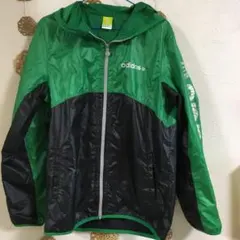 グリーン ナイロンジャケット