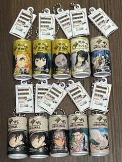 鬼滅の刃 ダイドーブレンド 缶コーヒー ミニチュアチャーム 10個