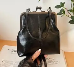 がま口 ショルダーバッグ