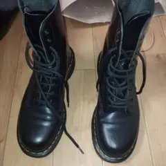 【ドクターマーチン】レザーブーツ 本革　10ホール　美品 24cm