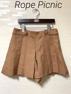 Rope Picnic【美品】プリーツフレアショートパンツ