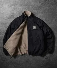 kutir 2wayリバーシブルナイロンボアブルゾン Lサイズ