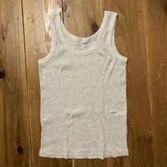 リブタンクトップ タンクトップ
