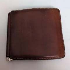 IL BISONTE レザー マネークリップ ブラウンのサムネイル