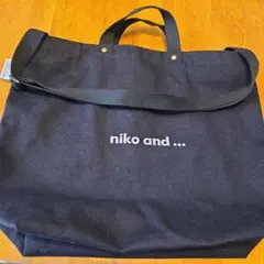 niko and ... トートバッグ ブラック