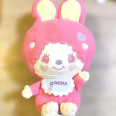 モンチッチ マイメロディ BIGぬいぐるみ モンチッチ ウサギ ピンク コラボのサムネイル