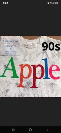 激レア アップル apple 90年代ヴィンテージ Tシャツ 企業のサムネイル