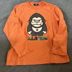 エクストララージキッズゴリラプリント 長袖カットソー 130