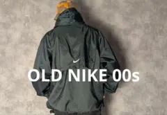 OLD NIKE/ nylon / 00s/ olive green/ L