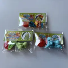 ポケモン チョコエッグ ヒノアラシ チコリータ ワニノコ