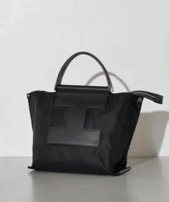 イアクアッチ ソルベット S NYLON/RUGA 黒 2WAY トートバッグ